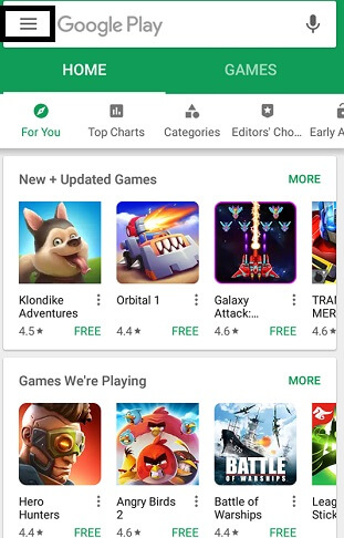 Log Out Of Google Play Store